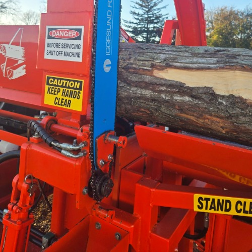 Auto Saw Tensioner for Firewood Processor