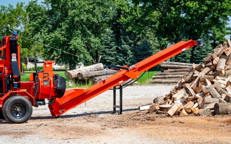 16 foot conveyor B16 firewood processor with conveyor